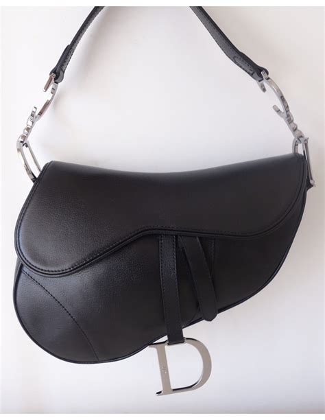 saddle noir dior|genuine dior saddle bag.